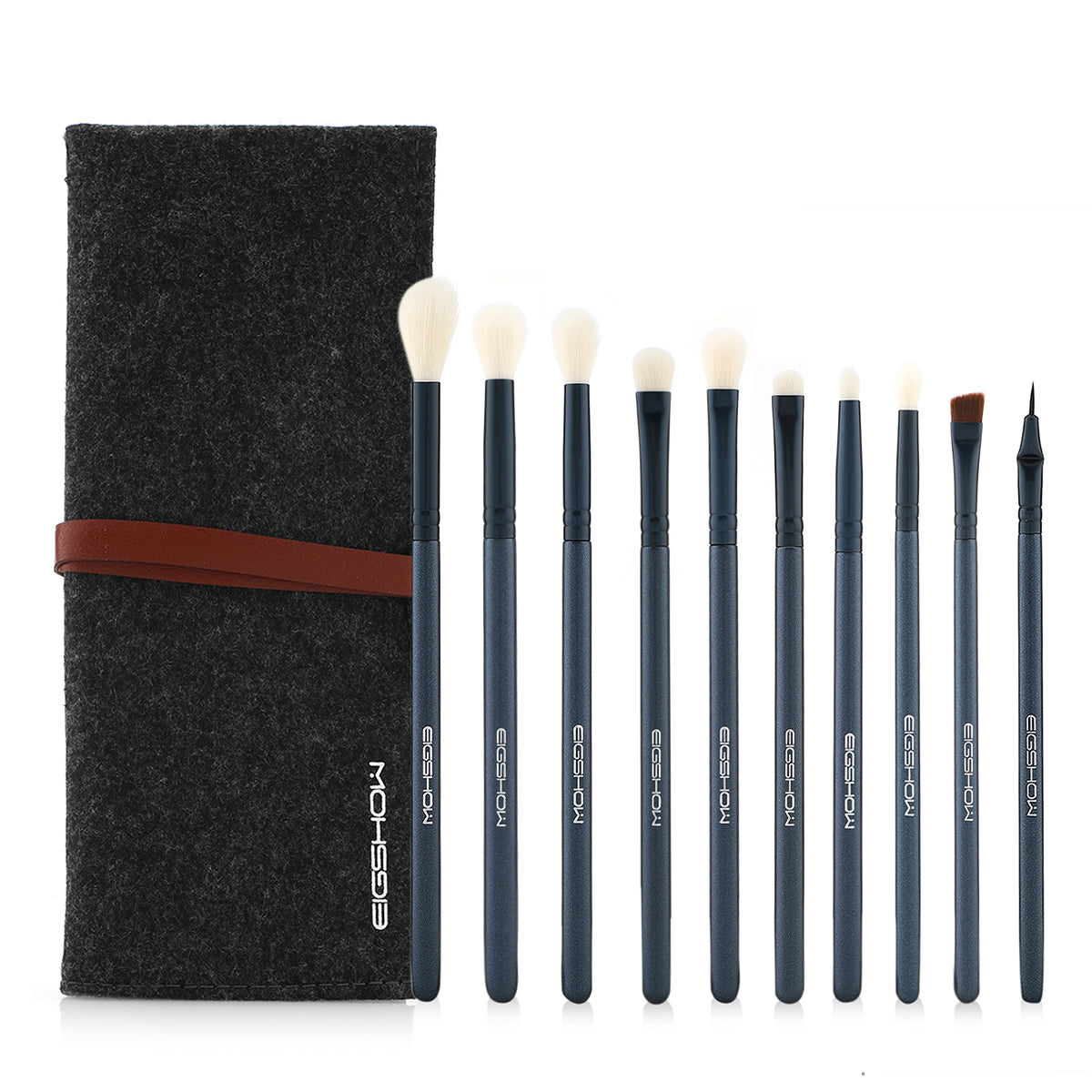 Jade Series Eye Brush Set - 11 pcs - Tourmaline Blue