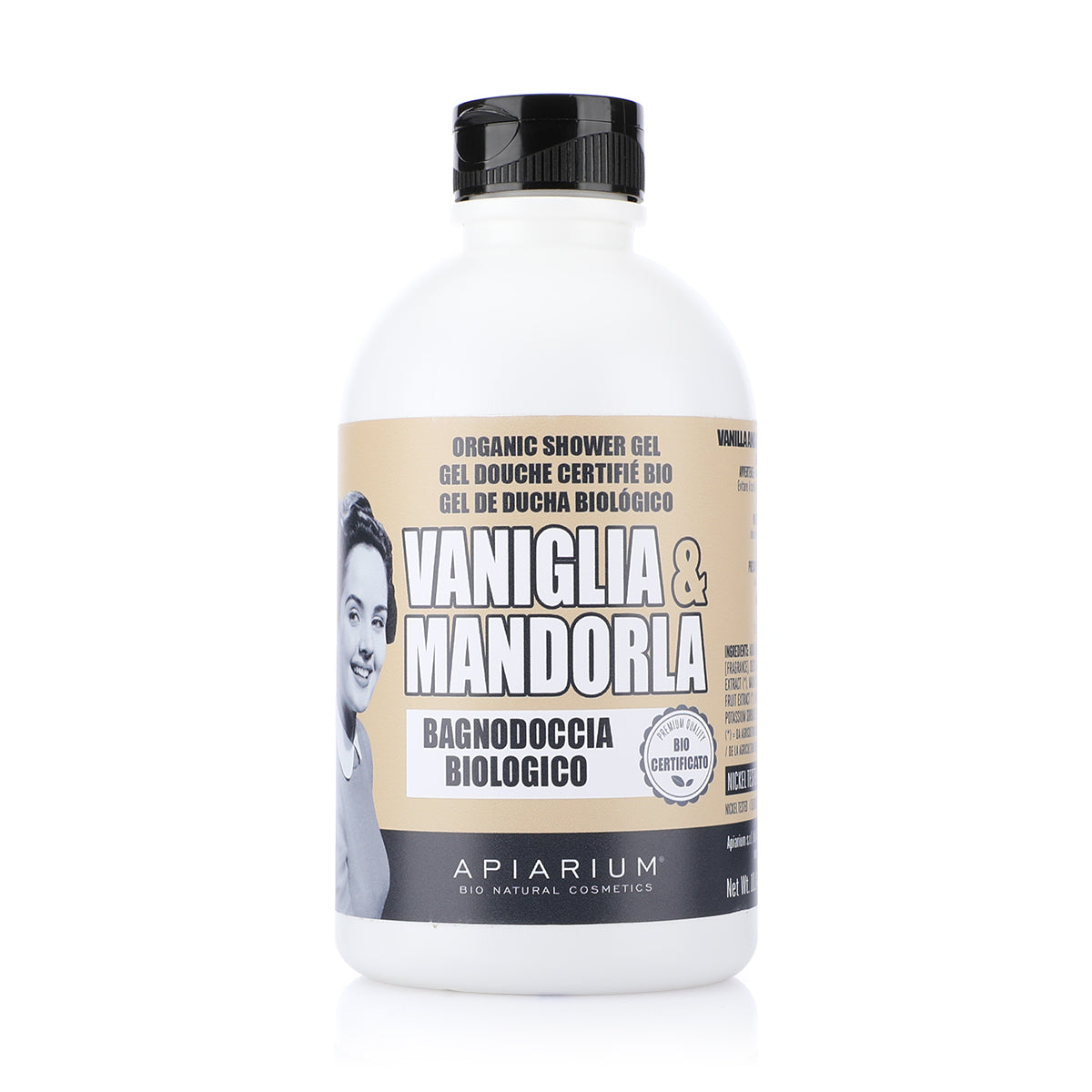 Vanilla and Almond Organic Shower Gel